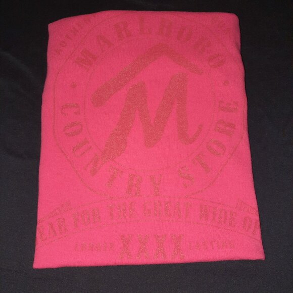 Vintage Marlboro Pocket T-shirt Men's Size XL Deadstock New with Tags NWT Red - Picture 9 of 9